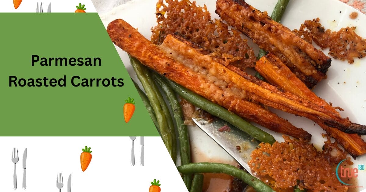Parmesan roasted carrots