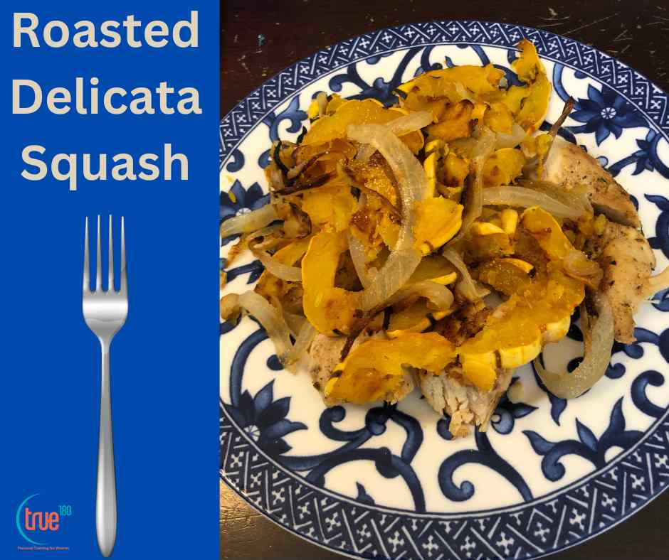 Last Night's Dinner: Roasted Delicata Squash 1 Delicata Squash