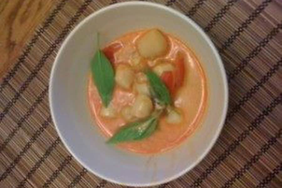 Delicious Thai Curry Scallops by Personal Trainer for Women in Charlotte 1 True180 Personal Training | Thai Curry Scallops and a Dessert!
