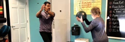 Goal-setting session during accountability coaching for women in Charlotte