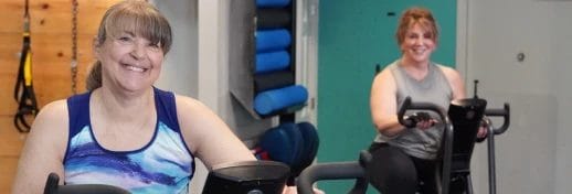 True 180 Personal Training Two Women Cardio