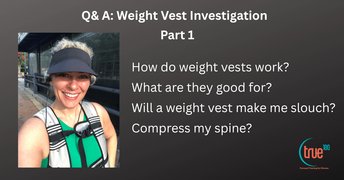 weight vest personal training for women in Charlotte, NC